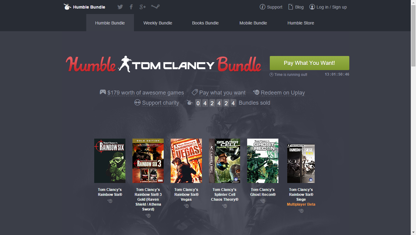 Humblebundle. Twitcher Bundle.