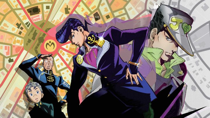 Jojo no kimyou no bouken. Джоджо Diamond. Jojo 4 Diamond is Unbreakable персонажи. Jojo Unbreakable Diamond. Джоджо Bohemian Rhapsody аниме.